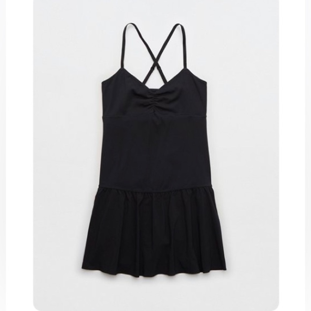 Black active workout dress from aerie. XL